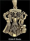 Bronze Brigid Pendant