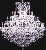 LAMPS BEAUTIFUL Maria Theresa Grand Thirty-Seven Light Crystal Chandelier by James R. Moder
