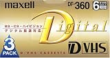 maxell DF-360E.3P D-VHSテープ 360分3巻パック