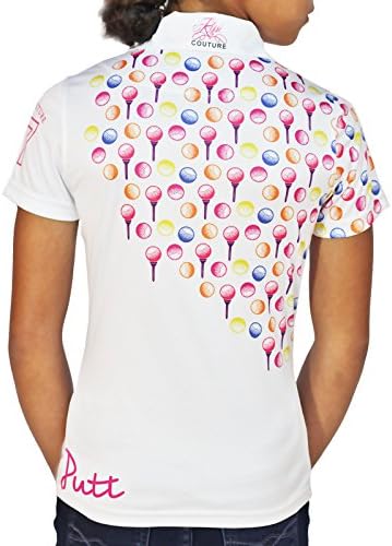 Kissi Couture Little Girls Golf Kiss My Putt Polo Shirt