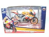 Review Maisto 31162 pedrosa / Honda RC211V (Dani Pedrosa No 2 MotoGP 2008) in Repsol Livery (1:10 scale) Diecast Model Motorbike