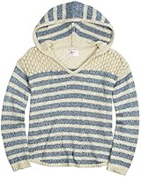 Justice Girls Striped Hoodie Pullover Sweater