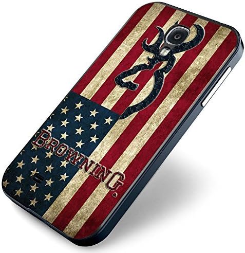 Browning Deer USA Flag Samsung Galaxy S4 S5 S6 Case (samsung s4 black)