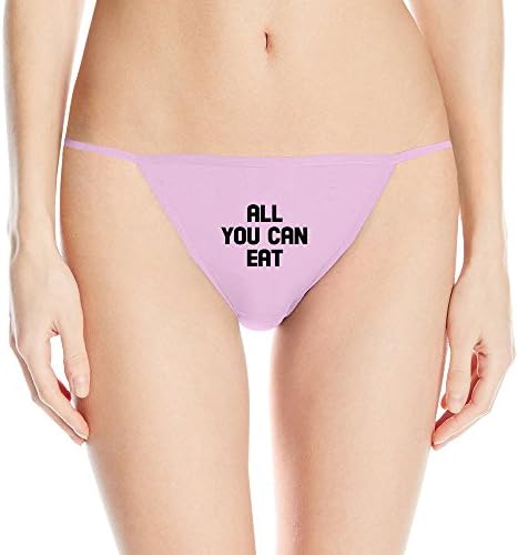 KEHRGTH Ladies' All You Can Eat Cotton Thongs - White