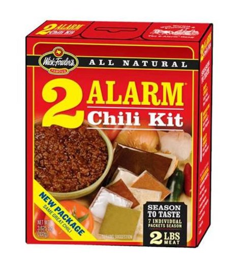 Wick Fowler's Products 2-Alarm Chili Kit, 3.625-Ounce Boxes (Pack of 12)