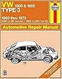 VW Type 3 1500 & 1600  '63'73 (Haynes Repair Manuals)