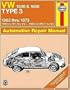 VW Type 3 1500 & 1600  '63'73 (Haynes Manuals)