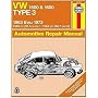 VW Type 3 1500 & 1600  '63'73 (Haynes Manuals)