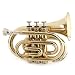 Cecilio Gold Lacquer Finish Bb Pocket Trumpet w/ Case and Accessories
