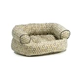 Bowsers Double Donut Dog Bed in Milano Microvelvet (Milano, Large (42in x 32in))