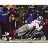 Steiner Sports NFL Amani Toomer NFC Championship Game Diving Catch Autographed 8-by-10-Inch Photograph