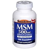 Sundown MSM (Methylsulfonylmethane), 500 mg, 120 Capsules (Pack of 3)
