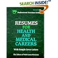Resumes for Health and Medical Careers (Professional Resumes Series) by VGM Career Horizons