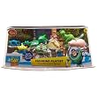 Toy Story Disney Pixar Rex Lenny Hamm Woody Buzz Alien RC Bo Peep 8 Piece Two Inch High Mini Figurine Play Set Disney Store With Fold Out Play Scene