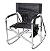 Stylish Camping SL1205BLACK Rocking Full Back Folding Director's Chair