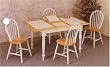 Natural 5 Piece Butterfly Dining Set By Coaster Furniture