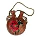 Kokopelli Two Spout Canteen, Rustic Design with Rope