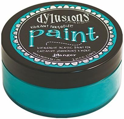 Ranger Industries RGRDYP.46042 Dylusions Paint 2 oz. Vibrant Turquoise by Ranger Industries