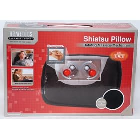 Homedics Therapist Select Shiatsu Pillow Rotating Massage Mechanism with Heat