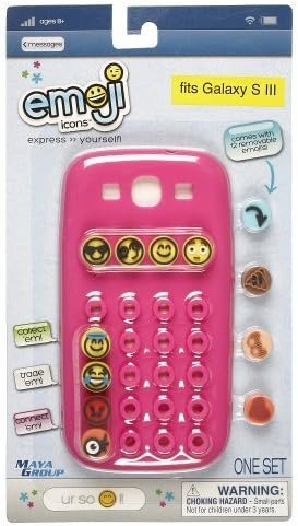 Emoji Icons Samsung Galaxy S3 Cell Phone Case