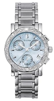 Bulova Women's Diamond Chronograph Watch #96R31