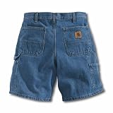 Carhartt Mens Denim Work Shorts 44 Stonewash - B29