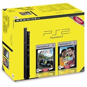 Playstation 2 + F1 06 Platinum + PES 08 Platinum