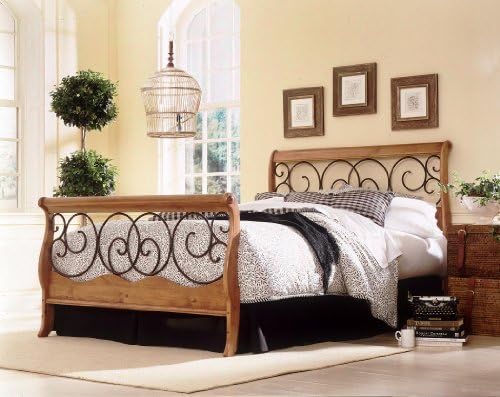 Dunhill Autumn Brown/Honey Oak Bed King