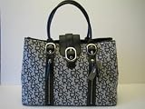 DKNY - DKNY (Donna Karan New York) Business Tote (White with Black)