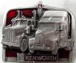 Kenworth Truck Pewter Belt Buckle