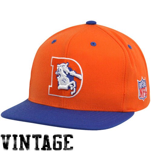 Denver Broncos Mitchell & Ness Throwback Vintage Snap back Hat Denver Broncos Mitchell & Ness Throwback Vintage Snap back Hat