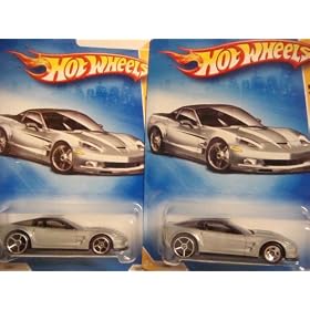 Hot Wheels ErroR Car 2009 New Models Silver Corvette ZR1 #9 Front 5 Spoke Variant {2... by 