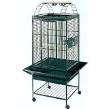 Brand New Parrot Bird Wrought Iron Cage Cages On Wheels 18x18x55