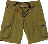 Russet Brown Vintage Paratrooper Army Military Cargo Shorts Size X-Large
