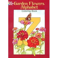 Garden Flowers Alphabet Colouring Book (Dover Pictorial Archives)
