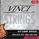 Musical Instruments : Vinci 677 Light Electric Guitar String Set