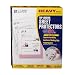C-Line Top Loading Non-glare Polypropylene Heavyweight Sheet Protectors, 8-1/2 x 11 Inches, 50 per Box (62018)