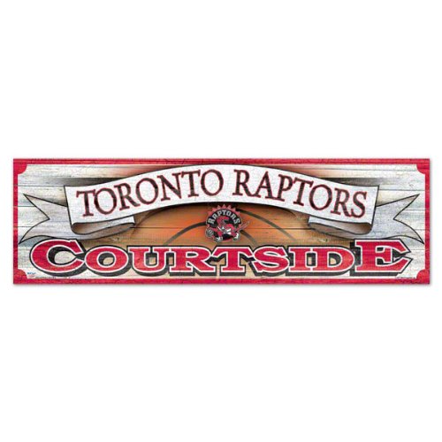 Toronto Raptors 9x30 Wood Sign