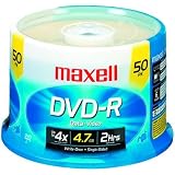 MAXELL 635053/638011 4.7 GB DVD-R (50-ct spindle)