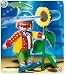 Playmobil circus clown with flower