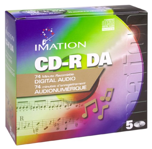 Childrens Toyshop  Electronics : Imation CD-R Audio 700 MB - 80 min. 5-pack (std jewel case)