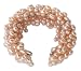 Pearl bracelet, 'Extravagant Pink'