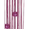 Perlen Fadenvorhang Helena 90 x 250 cm, Farbe:fuchsia