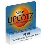 Fallene Lipcotz, SPF 45, 0.14 oz (4.5 g) (Pack of 3)