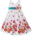 Sunny Fashion Robe Fille Rose Jaune T...