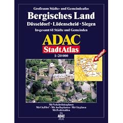 ADAC Stadtatlas : Gro�raum St�dte- und Gemeindeatlas Bergisches Land, D�sseldorf, L�denscheid, Siegen