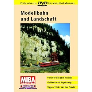Modellbahn und Landschaft