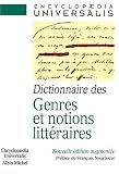 Dictionnaire des Genres et notions litt�raires