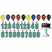 Birthday Boy Pathway Markers â€“ Candle Numbers, Cake, Balloons - 22 Short Stakes