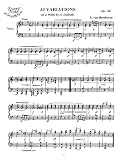 cover of Beethoven Diabelli Variations, Op. 120 for Piano: Instantly download and print sheet music